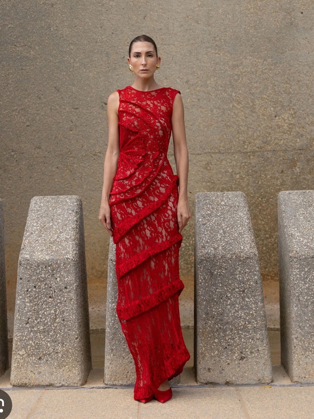 Georgia Hardinge SPIRAL DRESS FLOOR LENGTH